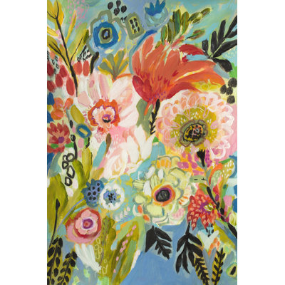 Secret Garden Floral III - Wrapped Canvas Art Print