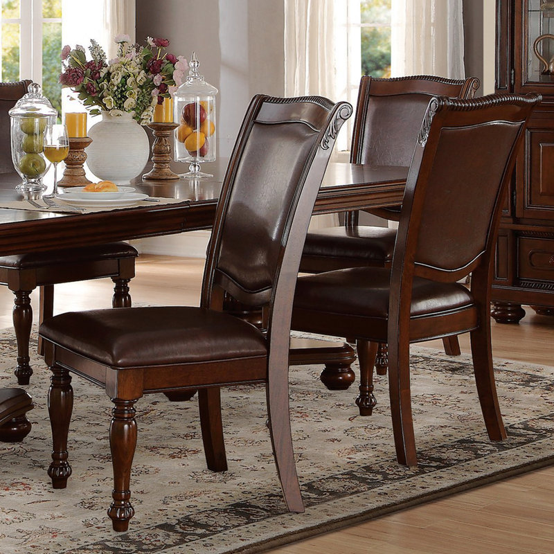 Ensemble de table de salle à manger de style traditionnel avec 2 fauteuils à rallonge et 6 chaises d'appoint de salle à manger 9 pièces