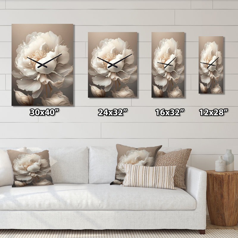 Horloge murale Janemarie, H 40 po x l 30 po x P 1 po