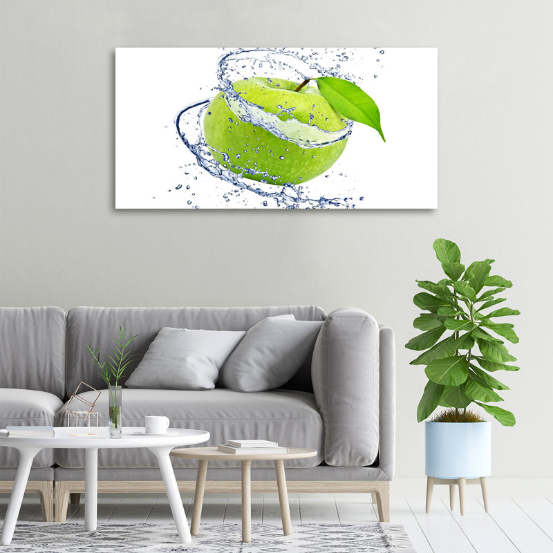 Green Apple - No Frame Print on Canvas
