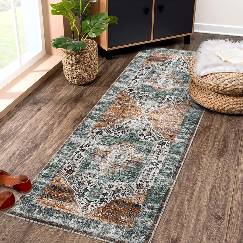 Tapis Audrienne avec envers antidérapant, Tapis de couloir 2 pi x 6 pi