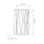 Talara Flush Mounted Sconce