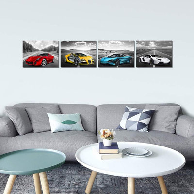 4 Piece Wrapped Canvas Print