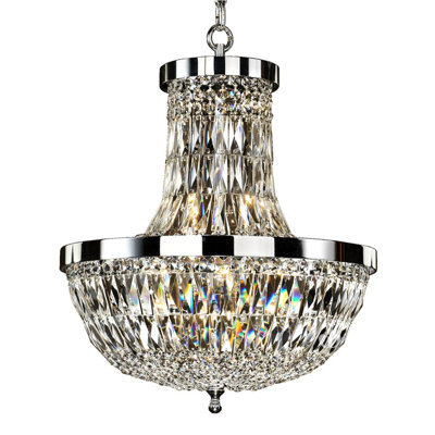 Lucia 8 - Light Dimmable Empire Chandelier