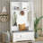 Elegant Hall Tree with Sliding Doors-2062745741