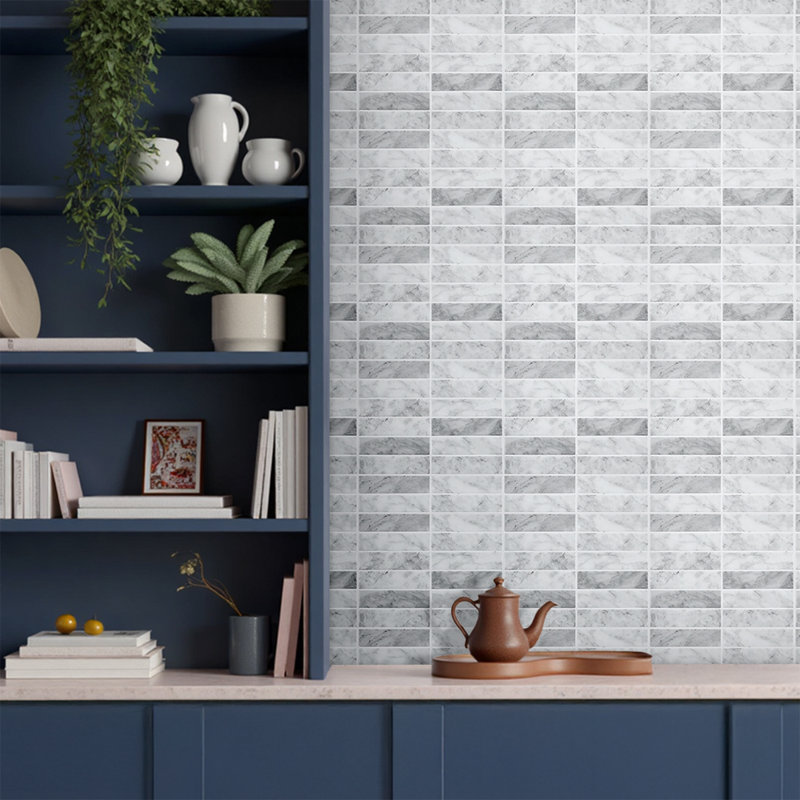 Wallpaper Tile, 29cm L x 22.9cm W, Grey
