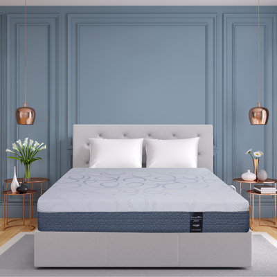 Pare-étincelles luxueux luxueux hybride Emma - 11 po - ressorts ensachés et mousse luxueuse de confort biologique