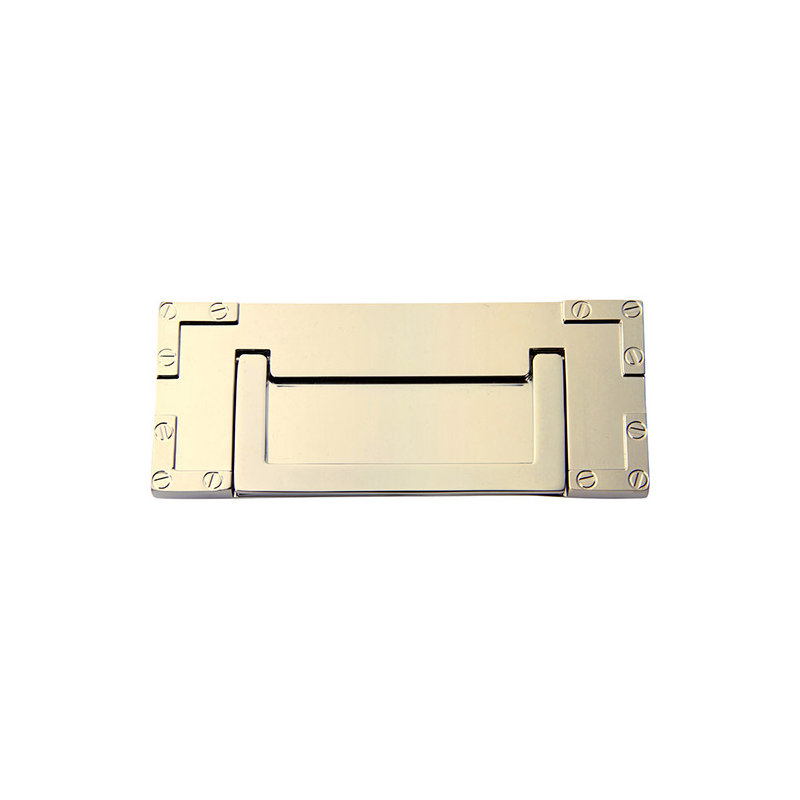 Campaign 3" Center to Center Drop handle, Polished Brass
