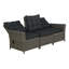 190.5cm Wide Patio Sofa with Cushions