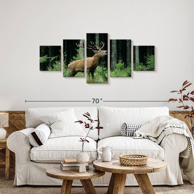 Elk Bugle, H 24 po x l 55 po
