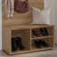 Banc de rangement pour chaussures avec porte-manteau mural Porto-1268971665