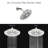 Ian Multi Function Adjustable Shower Head-53882262