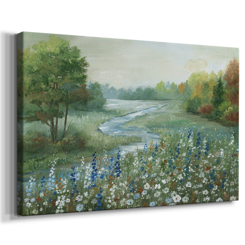 Ruisseau sinueux - Cavas enveloppés de galerie, 18 x 27