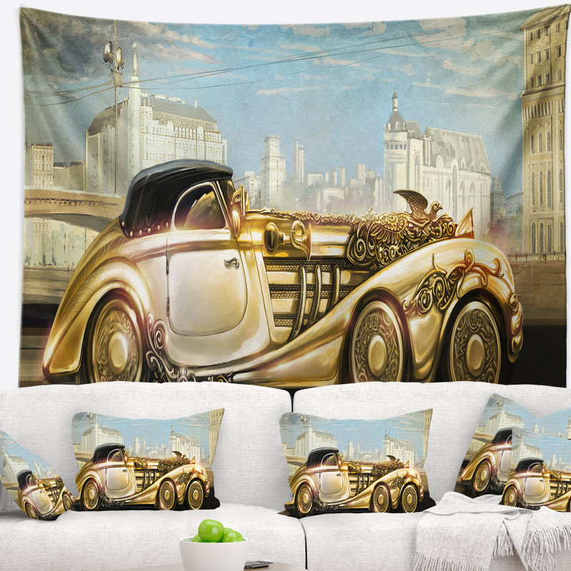 Polyester Tapestry, 50" H x 60" W