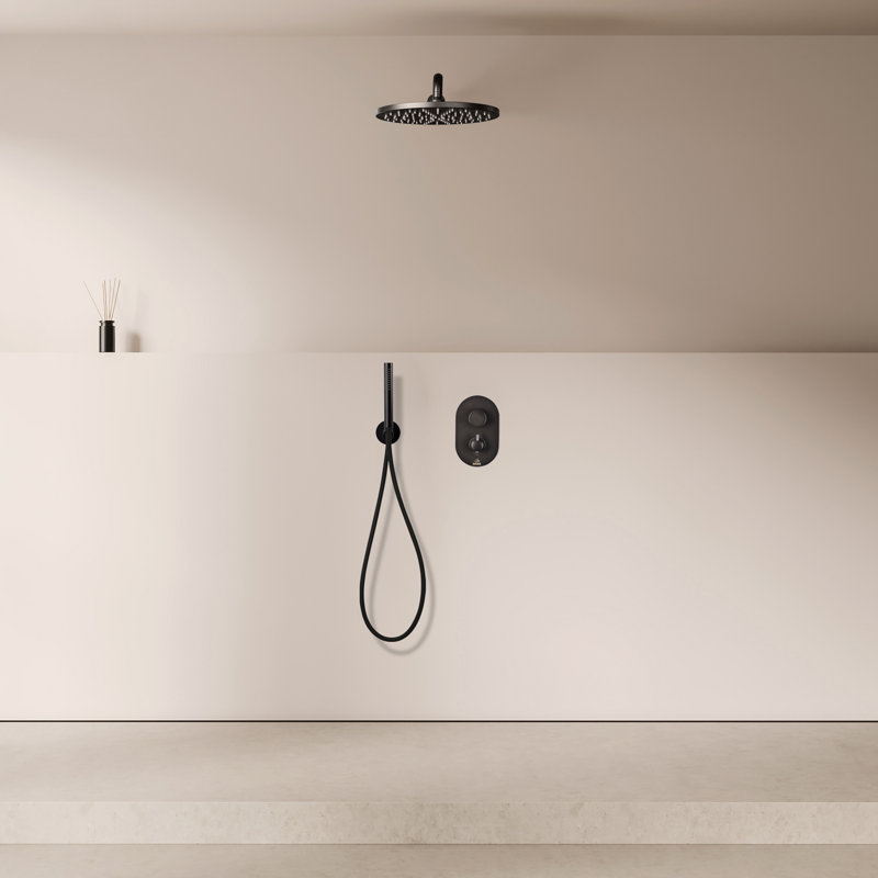 Ensemble de douche complet Primo, Noir
