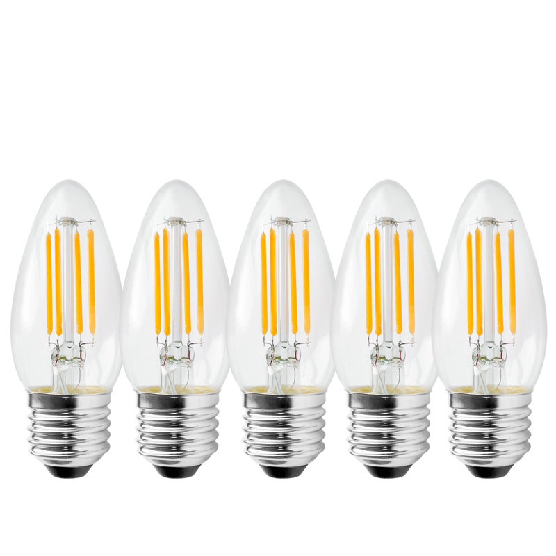 5W E27 Dimmable LED Vintage Edison Candle Light Bulb