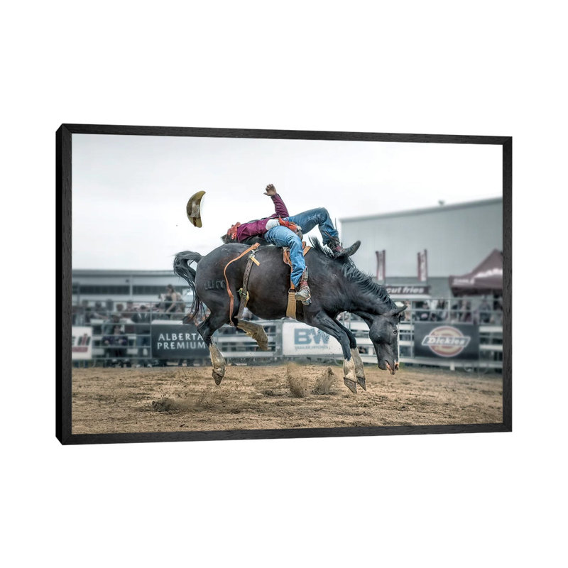 Battle - Print on Canvas, Black Framed, 101.6 cm H x 66.04 cm W