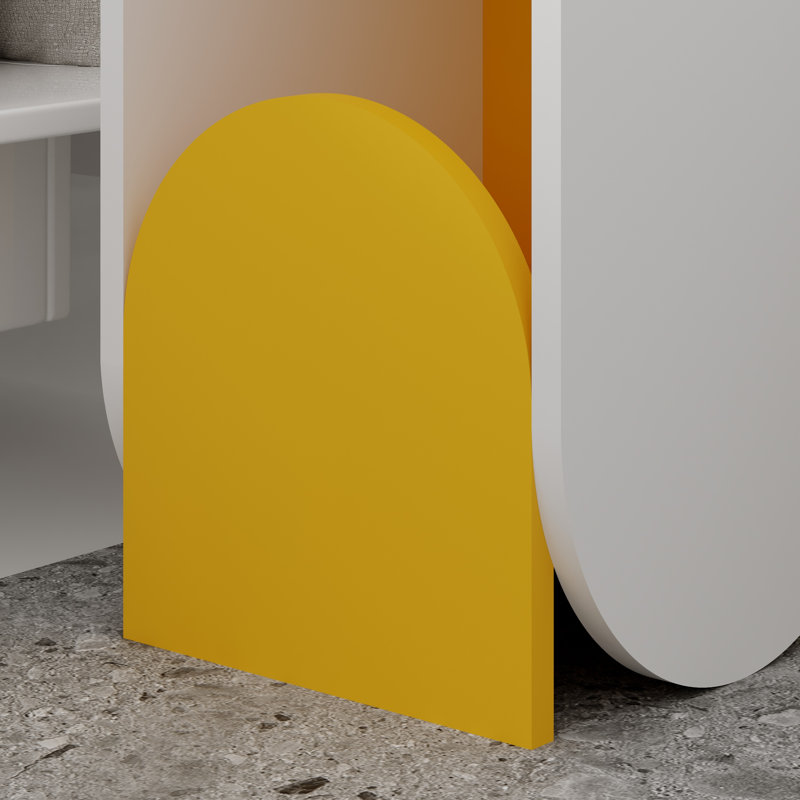 Table de chevet Chaniyah, Jaune