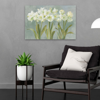 Amaryllis et art blanc bleu amaryllis