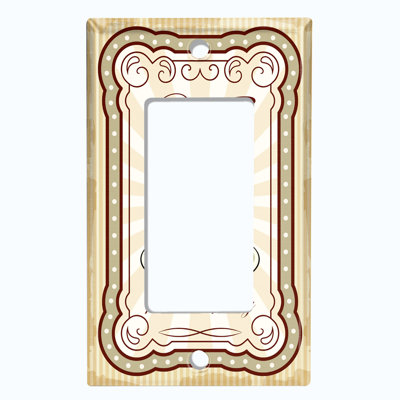Plaque murale décorative / berçante de qualité supérieure 1 tasse