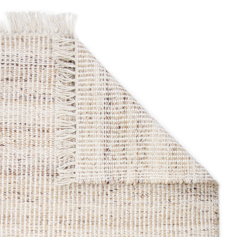 Biscotti Handmade Flatweave Beige Indoor / Outdoor Area Rug, Runner 2'6" x 8'