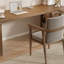 Brown L-Shaped Solid Wood desk-108840003