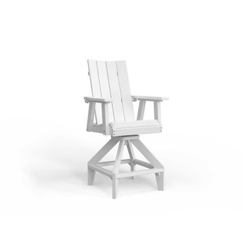 SOL Outdoor Bar Stool, White