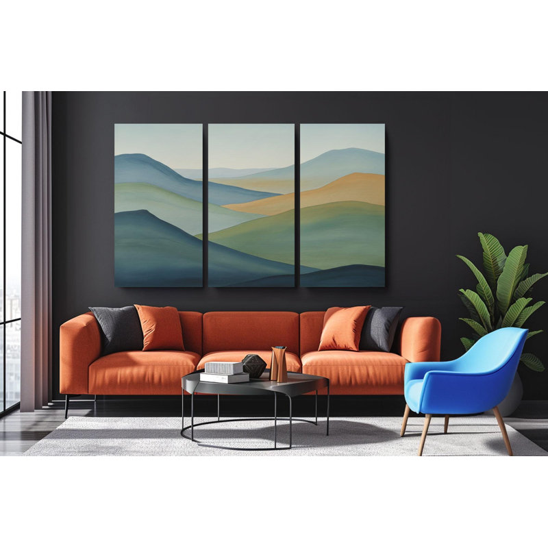 Reproduction d'art abstrait abstrait sur toile, art mural paysage serein, décor naturel moderne pour le salon, reproduction d'art