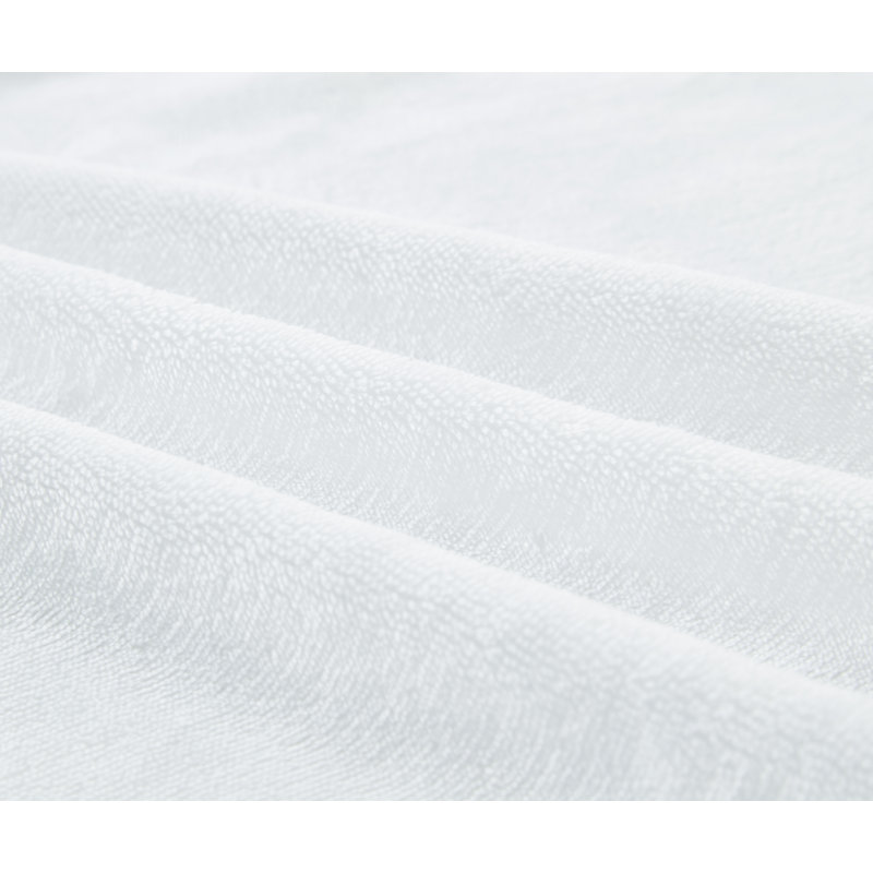 Drap-housse pour lit de bébé Micropeluche, Blanc
