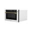 ZLINE Autograph 24 in. Microwave Drawer in Black Stainless Steel and Polished Gold Helix Handle-442560945