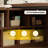 Solid Wood L-Shaped Desk with Integrated Bookshelf-418042454