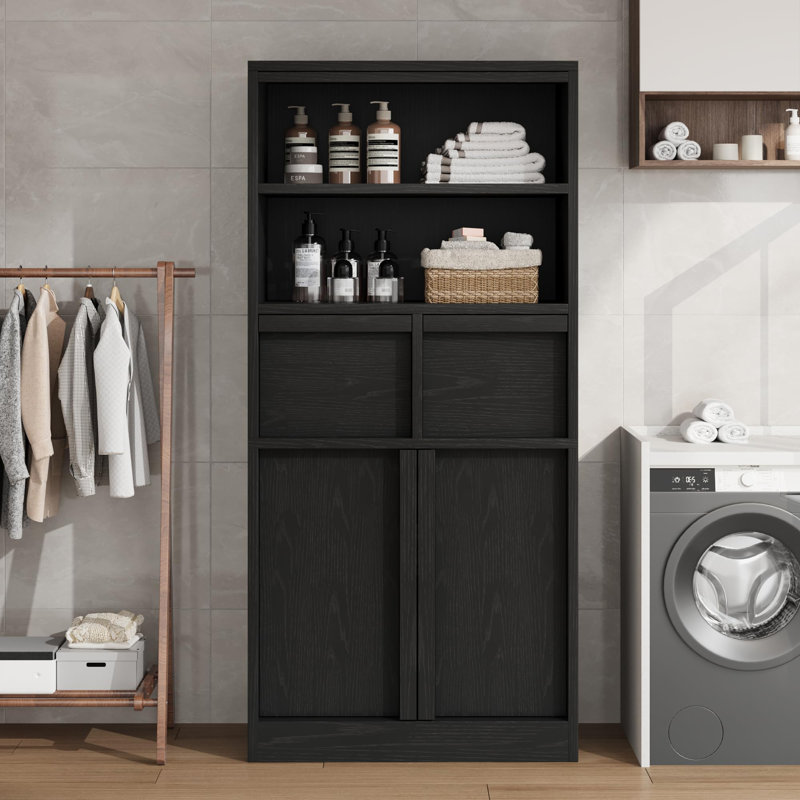 60cm Sideboard, Black