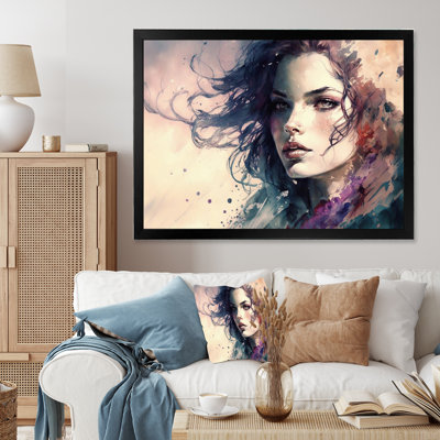 " Sensual Woman Impression Watercolor III "