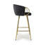 Balasa Upholstered Counter Stool with Metal Frame-1272403978