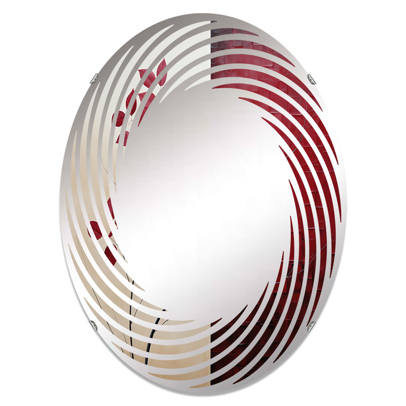 Bordeaux Bordeaux I - Miroir mural en spirale - MIR114717 - Ovale, L 20 po x H 30 po