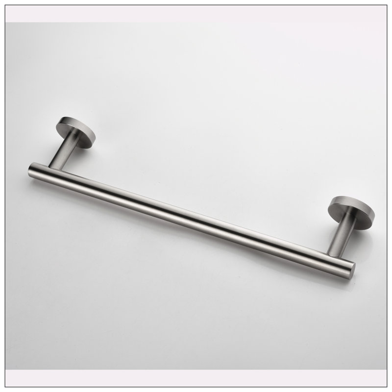 Bathroom Hardware Set, Brushed Nickel, 6.7" H x 23.6" W x 3" D