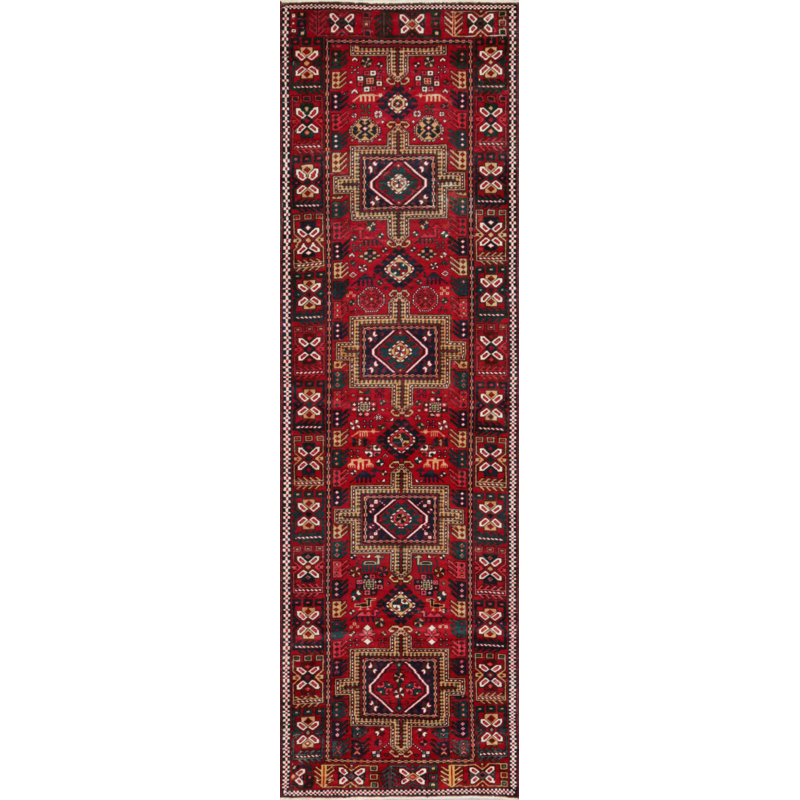 Oriental Area Rug in Red