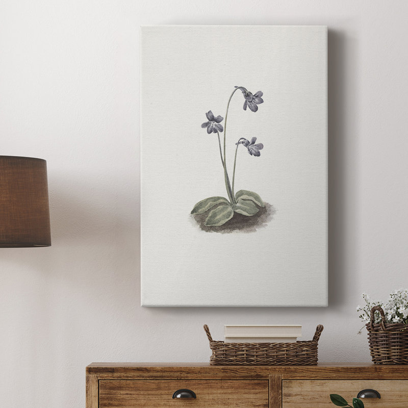 Motif floral rétro CLxxix - galerie Cavas, H 27 po x l 18 po
