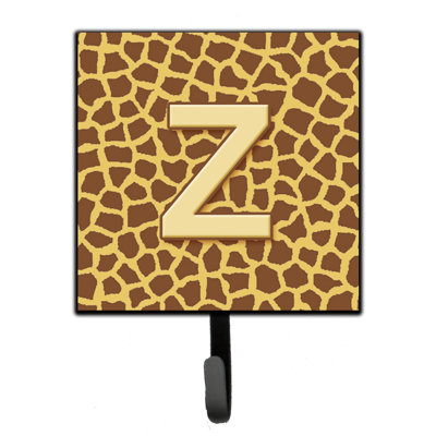 Porte-laisse giraffe monogramme et crochet mural
