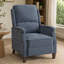 Fauteuil inclinable manuel rembourré pour le salon-2083478886