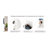 360° Rotating 66"X17.8" Multifunctional Full Length Mirror With Hook Storage Rack Coat Rack With Mirror Solid Wood Floor Mirror Bedroom Living Room Cloakroom Space Saving (White)-740505963