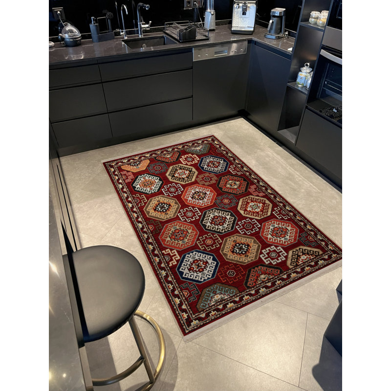 Tapis rectangulaire Yajat, Tapis de couloir 2 pi 8 po x 6 pi 7 po