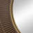 40" X 40" Square Carved Mirror With Pleated Design With Iron Frame, Neutral Colorway Wall Decor For Living Room Bathroom Entryway-555369949