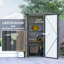 Garden 5 ft. W x 3 ft. D Galvanised Steel Storage Shed