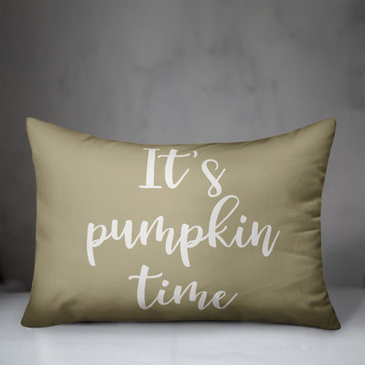  It's Pumpkin Time Lumbar Pillow