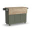 Arlonda 53.5" W Solid Wood Top Kitchen Cart-88889935-88889936