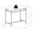 2 - Person Solid Wood Top Four Leg Base Dining Set