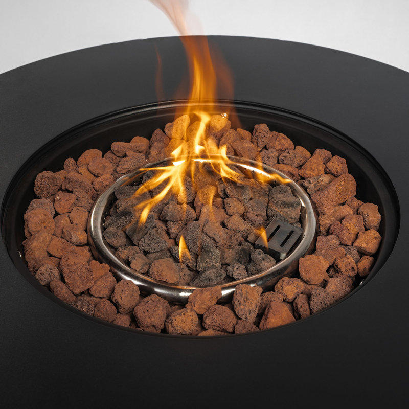 Table ronde au feu au propane 30 pouces