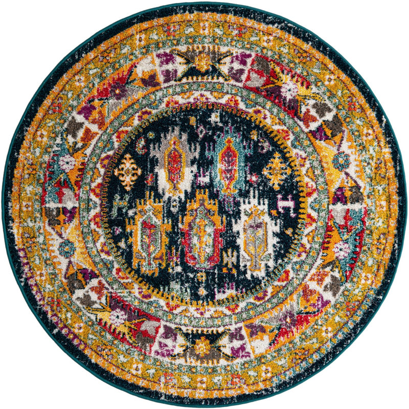 Anna Naplate Rug, Round 5'3"