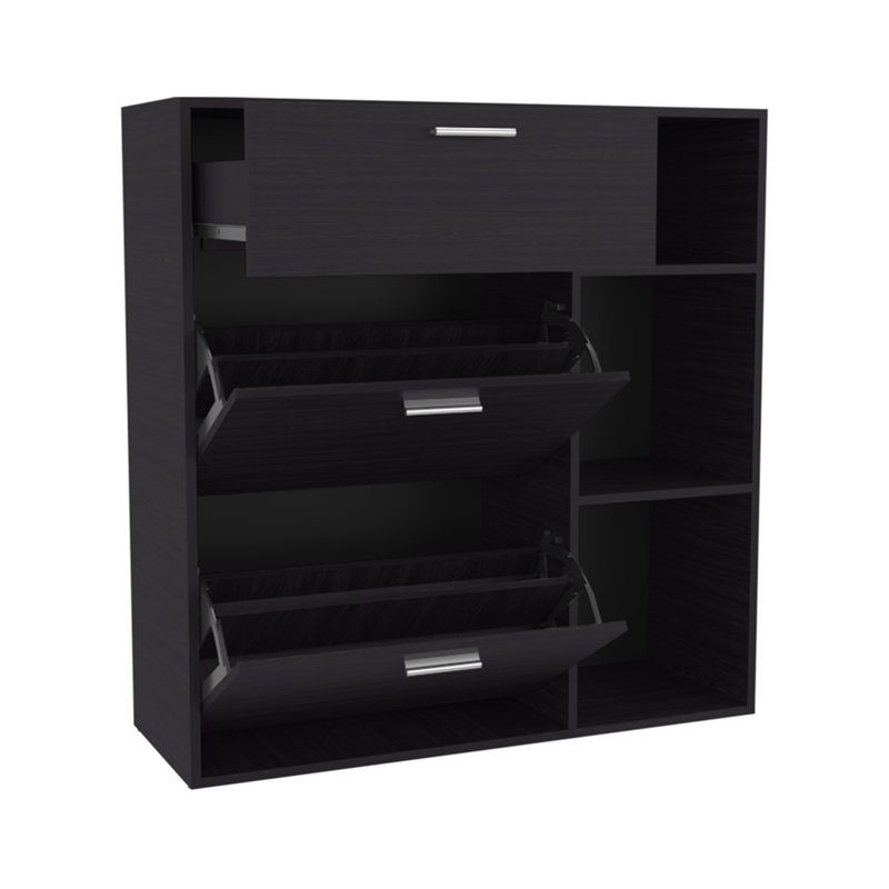 Whitaker Shoe Rack, Bedroom, Black